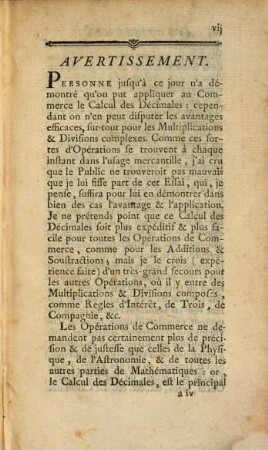 Calcul des décimales, applique aux différentes opérations de commerce, de banque et de finance : Avec des tables qui contiennent la réduction de toutes les parties de la Livre de Compte ...