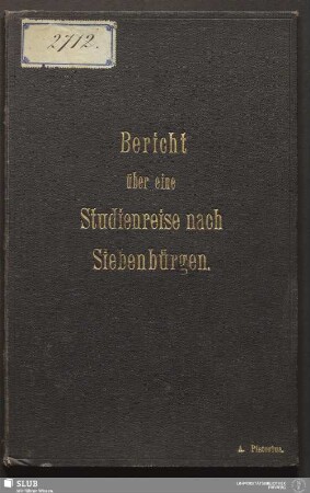 Bericht über die Studienreise nach Siebenbürgen - 18.7360 4.