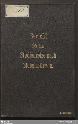 Bericht über die Studienreise nach Siebenbürgen - 18.7360 4.