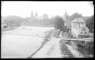 Rochlitz. Schloss, Mulde, Brücke und Schwankender Steg