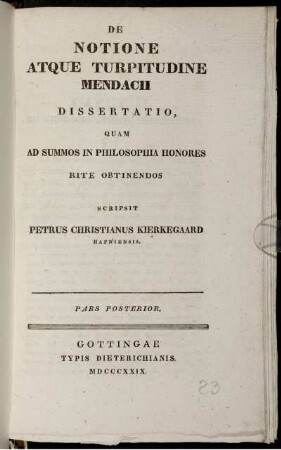 Ps. 2: De notione atque turpitudine mendacii. Ps. 2