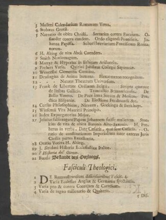 Fasciculi Theologici