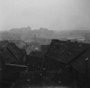 Meißen. Blick über die Dächer der Altstadt