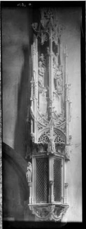 Schwaigern Evangelische Stadtkirche (ehemals Sankt Johannes Baptistkirche) Sakramentshaus