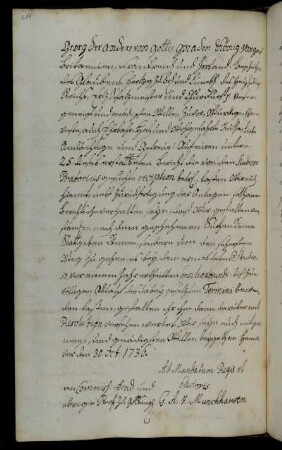 Ablehnung des Gnadengesuchs des Studenten Praetorius (Beibehaltung des Consilium Abeundi).