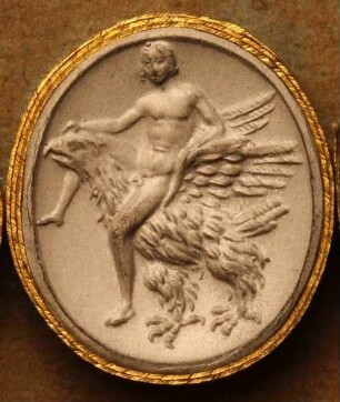 Die Entführung des Ganymed durch Jupiter (Daktyliothek, Das Alterthum nach Lippert und Visconti)