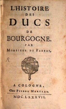 L' histoire des ducs de Bourgogne