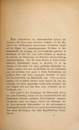 Der Grenzbegriff in der Elementar-Mathematik