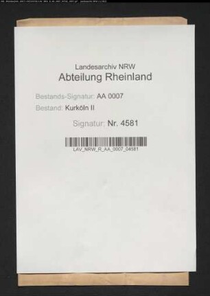 Bericht des Grafen von Merveldt aus Westerwinkel an den Kurfürsten über das Finanzwesen im Stift Münster.