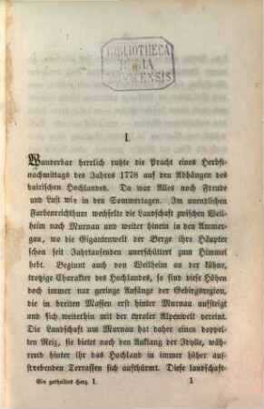 Ein getheiltes Herz, oder Karl Theodor und seine Zeit : historischer Roman, 1