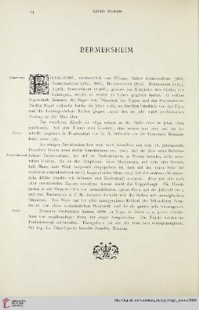 ⟦Bermersheim⟧