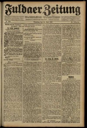 Ausgabe vom Dienstag, den 12. Juni 1917.