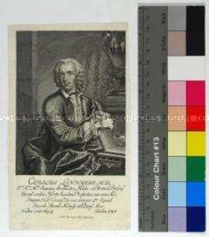 Porträt des schwedischen Arztes und Naturforschers Carl von Linné