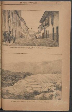 [Vista del] Sur del Perú - Cuzco - El Rodadero. : (De foto. remitida por el señor Pedro J. Bravo.)