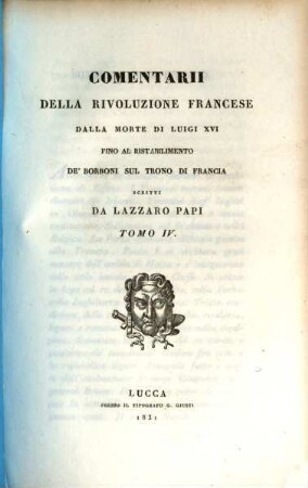 Commentarii della Revoluzione Francese dalla congregazione degli Stati Generali fino alla morte di Luigi XVI, 2,4