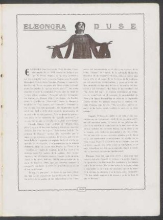 Eleonora Duse - [Necrología]