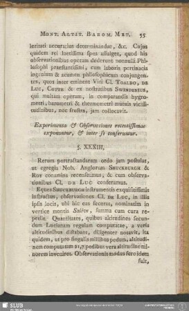 Experimenta & Observationes recentissimae exponuntur, & inter se conferuntur