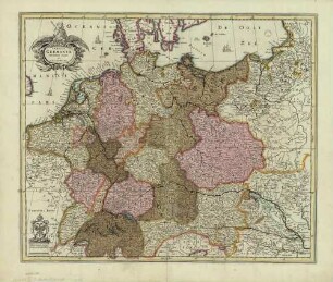 Tabula Germaniæ emendata recens per I. Bormeester Exc.