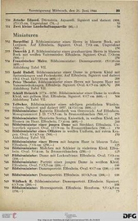 Miniaturen (Nr. 332-350)
