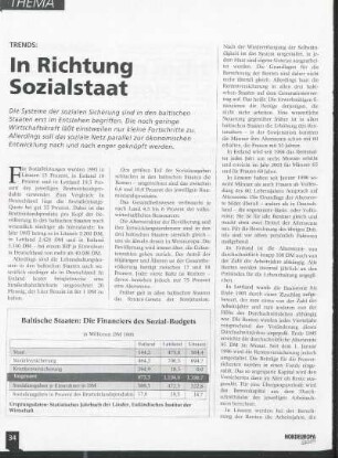 Trends: In Richtung Sozialstaat