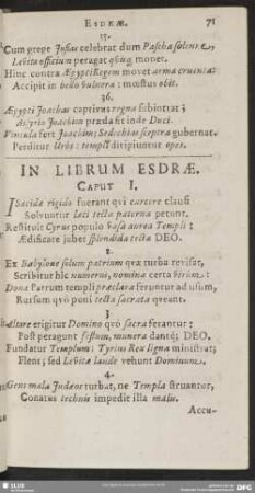 In Librum Esdrae