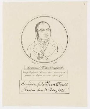 Bildnis des Sigismund Friedr. Hermbstädt