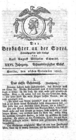 48. Stueck, 26. November 1827