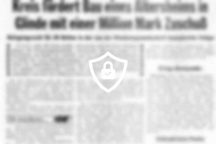 Kreis fördert Bau eines Altersheims in Glinde mit einer Million [Name maskiert]