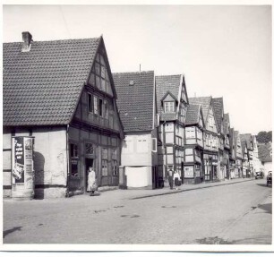 Blick in die Krumme Straße. Detmold
