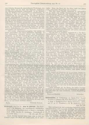 322-323 [Rezension] Schümer, Georg (Hrsg.), Schulandachten