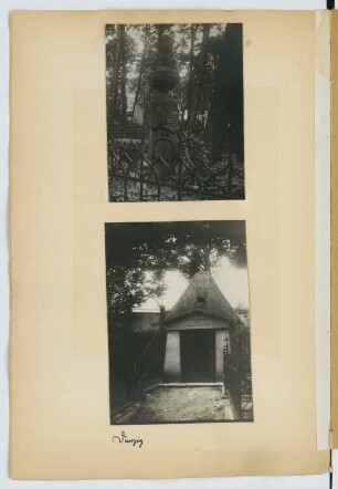 Grabmäler, Danzig: Ansichten (aus: Skizzen- und Fotoalbum 20)