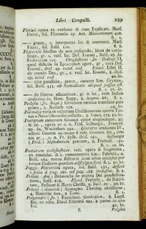 Podesta (Jo. Bapt.) Chronicæ turcicæ[...] - Zwichemi (Vigilii) epistolæ[...]