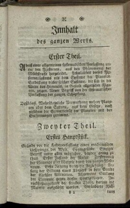 Innhalt des ganzen Werks.