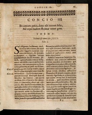 45-65, Concio III