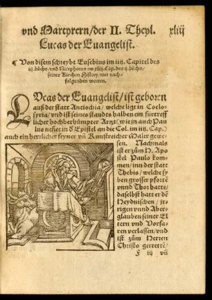 Lucas der Evangelist.