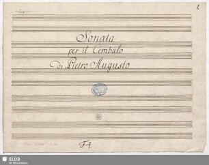 Sonatas - Mus.3065-T-1,36 : cemb : B|b