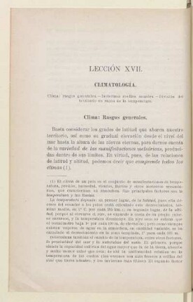 Lección XVII