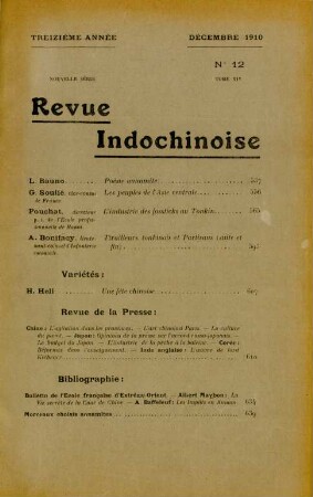 Décembre 1910. No. 12