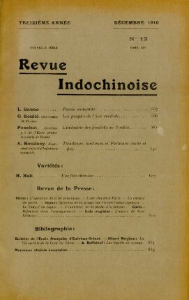 Décembre 1910. No. 12
