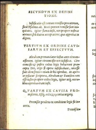 Secvndvm Ex Definitione.