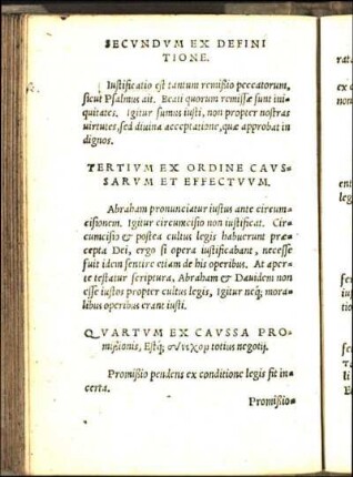Secvndvm Ex Definitione.