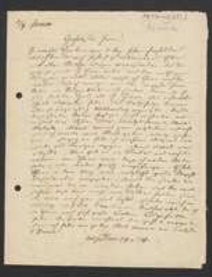 Brief von Ad. Zimmer an Gottlieb August Herrich-Schaeffer