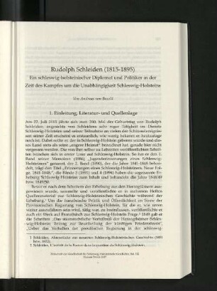 Rudolph Schleiden (1815-1895).