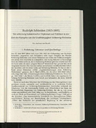 Rudolph Schleiden (1815-1895).