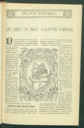 Un Libro de Fray Agustín Farfan