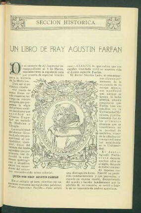 Un Libro de Fray Agustín Farfan