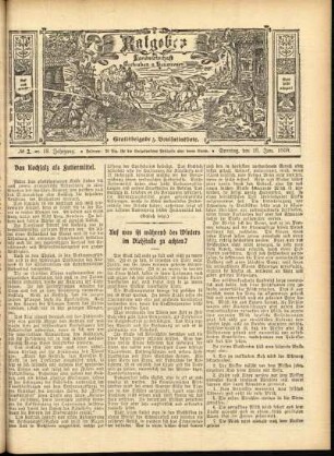Ausgabe vom Sonntag, den 19. Januar 1908.