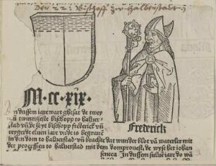 Bildnis des Friedrich II. von Kirchberg, Bischof von Halberstadt