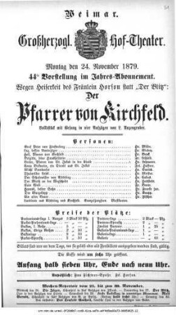 Der Pfarrer von Kirchfeld