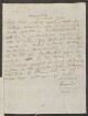 Brief von Johann Jacob Kohlhaas